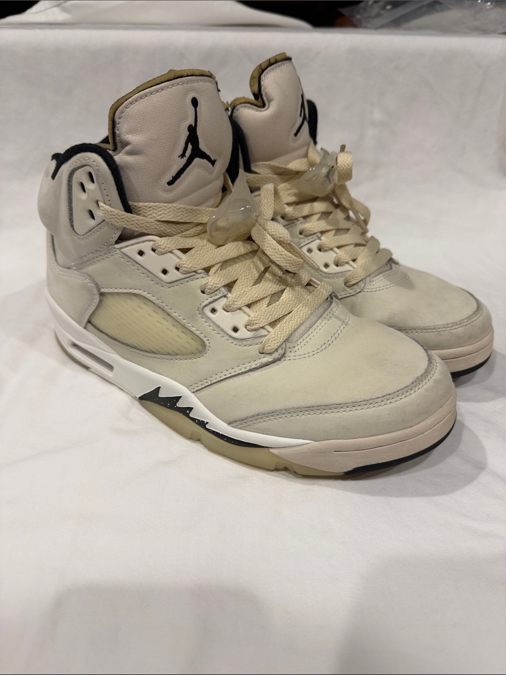Jordan Men’s Sneakers in Cream and Black Accents